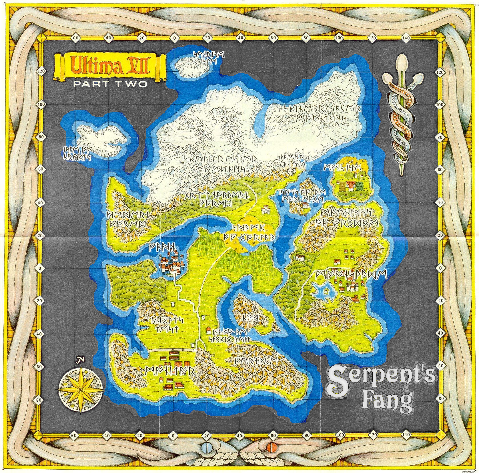 Map of Serpent Isle